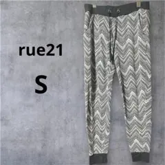 rue21 ジグザグ模様 スウェットパンツ 【S】