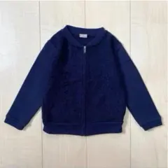 プティマイン　紺　ネイビー　レース　上着　子供　キッズ　女の子　服
