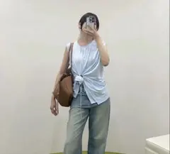正規品！Bibiy.TULIP DRAPED TOP - メルカリ