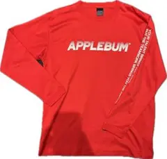 APPLEBUM ロングTシャツ レッド L