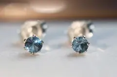 ロンドンブルートパーズ ピアス