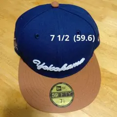 NEW ERA/59FIFTY/横浜開港記念モデル/Bシンボル/ネイビー - メルカリ