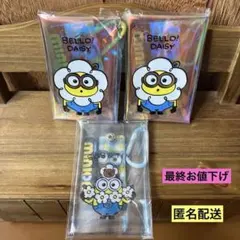 ミニオン カラビナ付きクリアマルチケース 2種 ３点