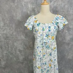 70年代vintage レトロフラワー柄ワンピース レトロ古着 vintage