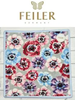 ☆彡FEILER【限定品】レディアネモネ シルバーグレー ハンドタオル