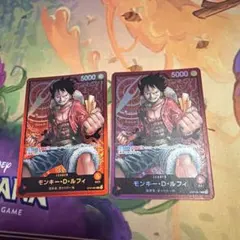 ワンピースカード　ルフィ　リーダー　01