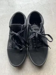 【超美品】VANS 定番オールドスクール DX 軽量 オールブラック 25cm