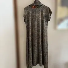 着物リメイクワンピース　スヌード付