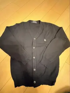 KRT 黒 Vネックカーディガン