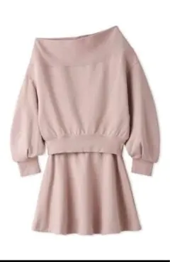 SNIDEL ピンク スウェットセットアップ