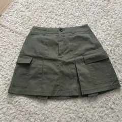 GUIカーゴミニスカート オリーブグリーン