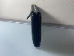 porter 黒 レザー 長財布 全周ファスナー付き