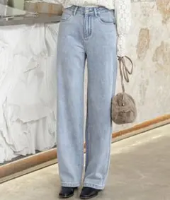 DAY CLOSETきれいめストレートデニムパンツのサムネイル