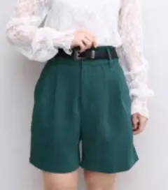 2枚 PUNYUS ハイウェストショートパンツ　サイズ３