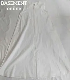 BASEMENT onilne バックDカンワンピース ノースリーブ Aラインのサムネイル