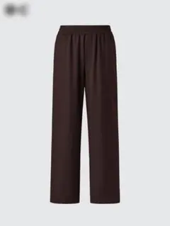 UNIQLO C イージーワイドテーパードパンツ ブラウン