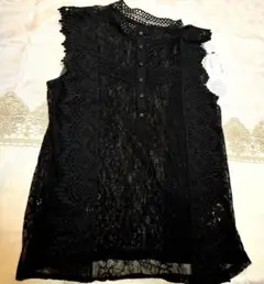 新品タグ付き極美品☆私の部屋☆オールレースのノースリーブ M