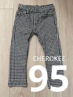 美品！ギンガムチェックパンツ95cm