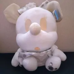 【未使用】ミニーマウス　ぬいぐるみ　ホワイト