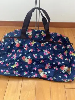 不二家 ペコちゃん ボストンバッグ 折りたたみ