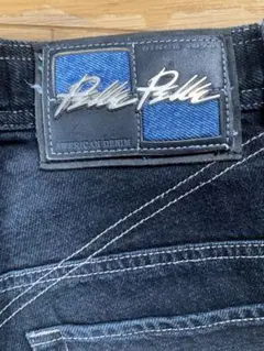 Pelle Pelle ブラックデニムショーツ