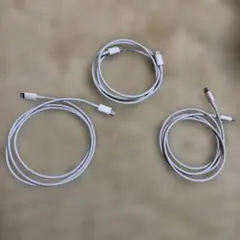 Apple純正Lightning⇆タイプC 充電ケーブル 3本