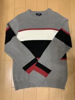 BEAMS HEART ストライプ ニット セーターのサムネイル