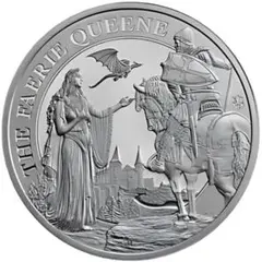 【世界1,000枚限定完売】1オンス 銀貨 妖精の女王 ウナとレッドクロス 純銀 世界1,000枚限定完売】1オンス 銀貨 妖精の女王 ウナとレッドクロス