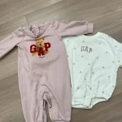 BabyGAP クマ刺繍ロンパース 6-12ヶ月　70センチ