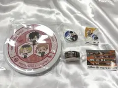 ハイキュー くら寿司 お皿 マステ 缶バッジ 3点セット