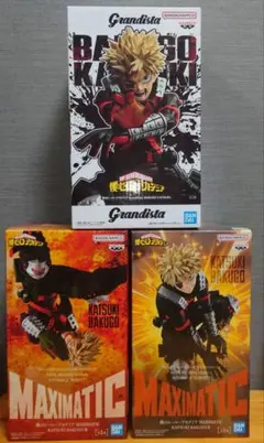 僕のヒーローアカデミア 爆豪勝己 フィギュア 3種セット - メルカリ