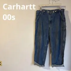 00s carhartt ペインターパンツ　デニムブルー ワークパンツ