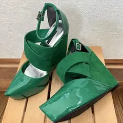 MURUA グリーンサンダル サイズ３６ (２３．５センチ)