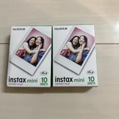 FUJIFILM instax mini チェキフィルム 2パック