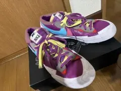 NIKE KAWS SACAI BLAZER LOW パープル　27.5cm