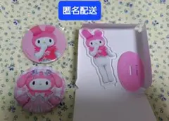 マイメロディ　ライブキャラクターズ　アクリルスタンド　缶バッジ