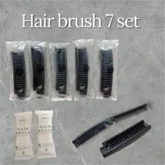 折りたたみコーム＆ブラシ7個セット