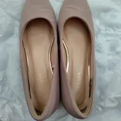 MUMUさん　 ピンク フラットシューズ　Ｌサイズ　#引越処分