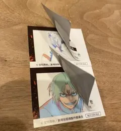 新劇場版 銀魂 吉原大炎上 特典　ステッカー　神威　神楽 セット 2週目