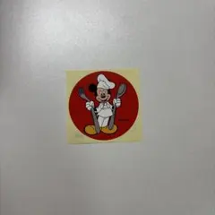 ミッキーマウス シェフ ステッカー