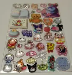 ④キャラクター　立体シール　などのまとめ売り　おすそわけ