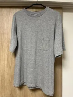 moc T グレー 半袖Tシャツ ポケット付き