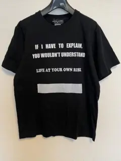 life at your own RISK ブラック Tシャツ Mサイズ