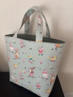 キャスキッドソン　スケートパーティー　トートバッグ　ハンドメイド