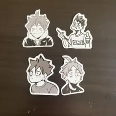 ハイキュー！！ ステッカー シール 日向翔陽 及川徹 菅原孝支