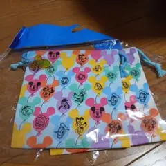 東京ディズニーリゾート　バルーン　巾着　２枚セット