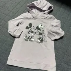 Disneyフード付きトレーナー ワンピース12-18ヶ月80センチ