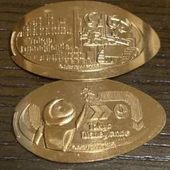 ディズニー　スーベニアメダル　ウォーリー　イヴ