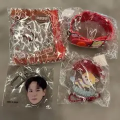 JO1豆原一成ガチャキーホルダーリストバンドセット　おまけEIEN特典トレカ付
