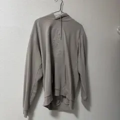 スヌーピー刺繍グレーパーカー